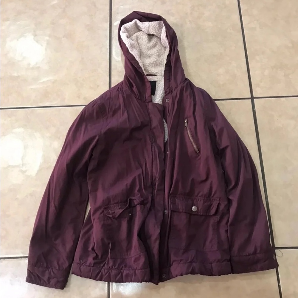 Burgundy Winter Jacket